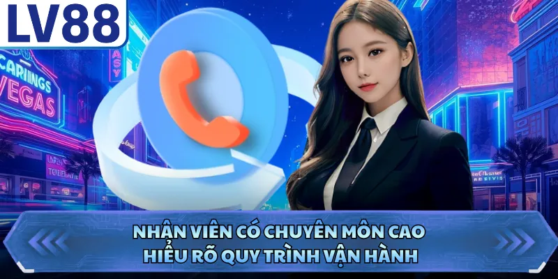 CSKH LV88 2 Nhân viên có chuyên môn cao, hiểu rõ quy trình vận hành